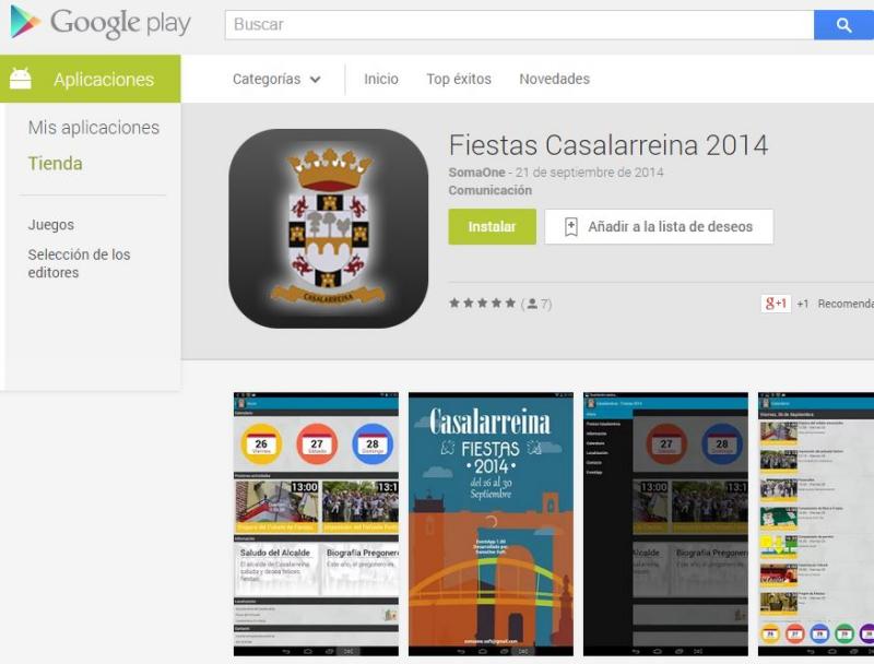 Lee más sobre el artículo Nueva Aplicación para móviles de las Fiestas Casalarreina 2014