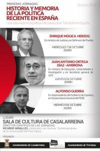 Lee más sobre el artículo Historia y Memoria de la Política reciente en España