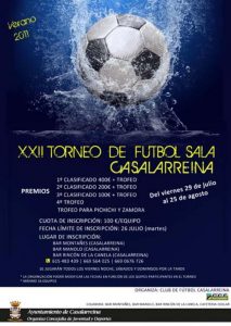 Lee más sobre el artículo XXII Torneo de Fúbol Sala de Casalarreina