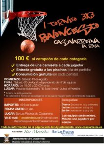 Lee más sobre el artículo I Torneo de Baloncesto 3×3 Casalarreina
