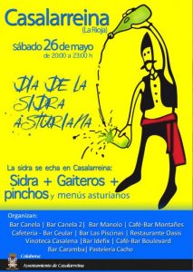 Lee más sobre el artículo Día de La Sidra en Casalarreina, sábado 26 de mayo 2012