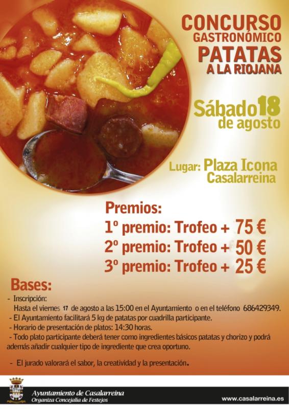 Lee más sobre el artículo II Concurso de Patatas a la Riojana en Casalarreina
