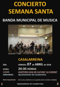 Lee más sobre el artículo Concierto de la Banda: sábado, 7 de abril a las 20:30 horas