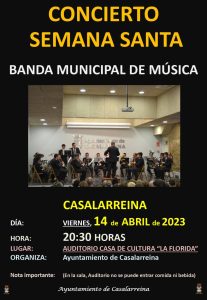 Lee más sobre el artículo La Banda Municipal de música ofrecerá un concierto el próximo 14 de abril en el auditorio de «La Florida»