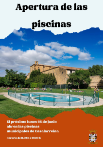 Lee mÃ¡s sobre el artÃ­culo Las piscinas municipales de Casalarreina abren el prÃ³ximo lunes