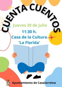 Lee más sobre el artículo ‘Cuenta Cuentos’ el jueves 20 de julio a las 11:30