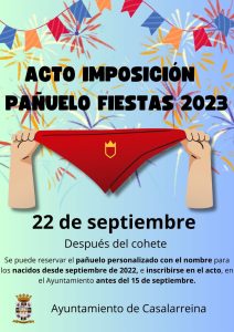 Lee más sobre el artículo Imposición del pañuelo de fiestas 2023