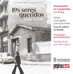 Lee más sobre el artículo Presentación del libro ‘Los seres queridos’ el 10 de agosto a las 19:30 en Casa de la cultura ‘La Florida’