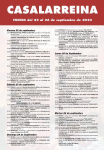 Lee más sobre el artículo Programa de Fiestas 2023