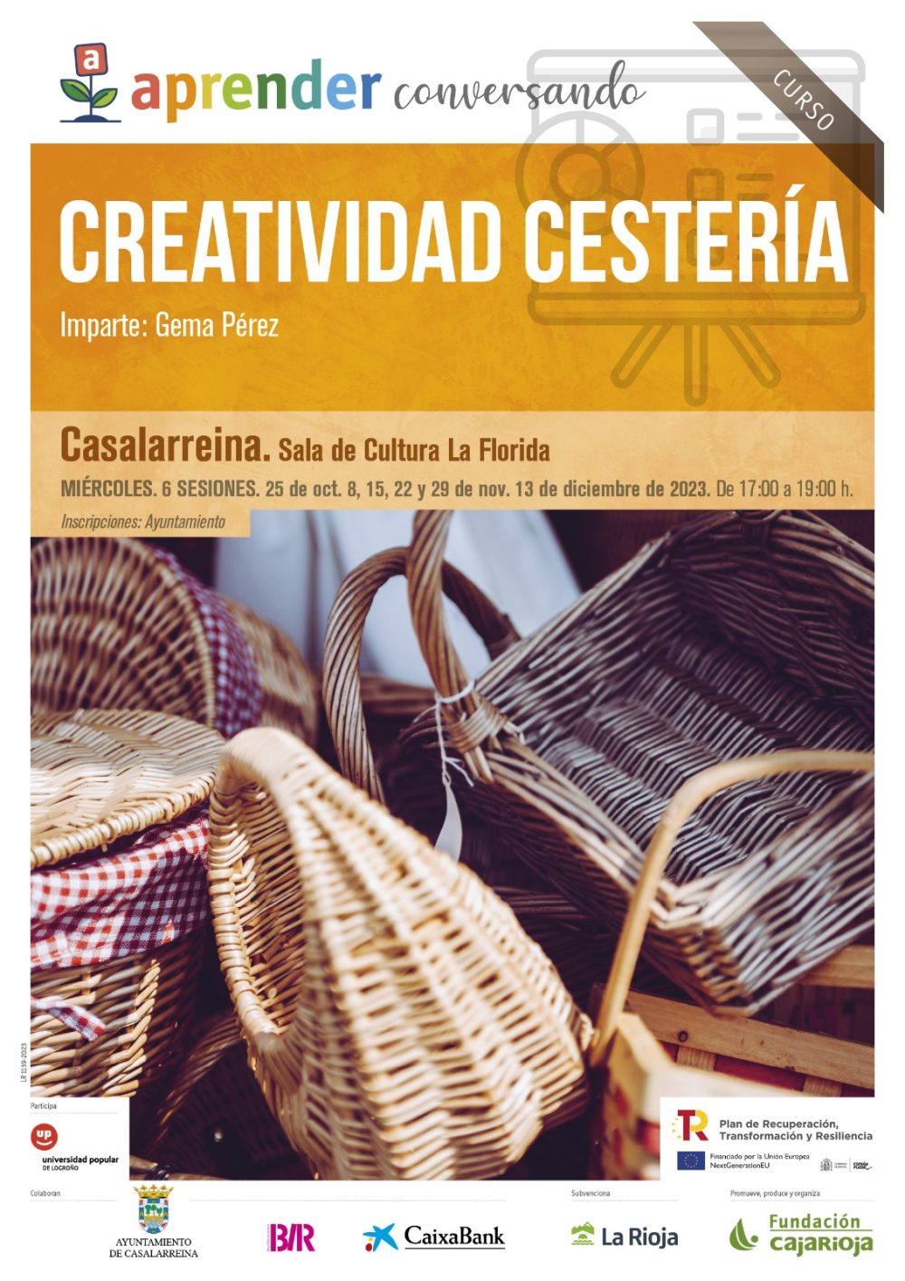 Lee más sobre el artículo Curso ‘Creatividad cestería’