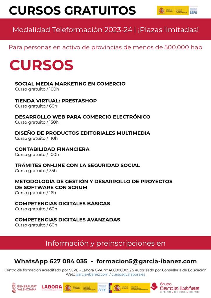 Lee más sobre el artículo Oportunidades de formación gratuita online