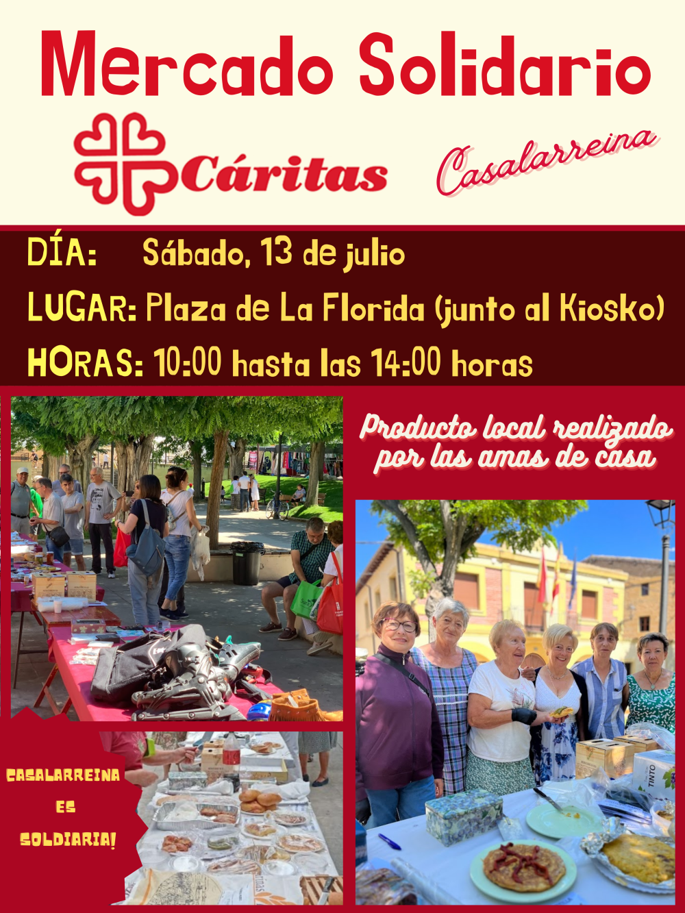 Lee más sobre el artículo MERCADO SOLIDARIO «CÁRITAS»