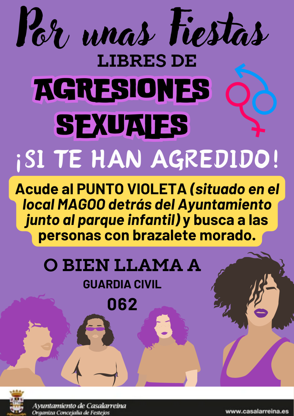Lee más sobre el artículo POR UNAS FIESTAS LIBRES DE AGRESIONES SEXUALES