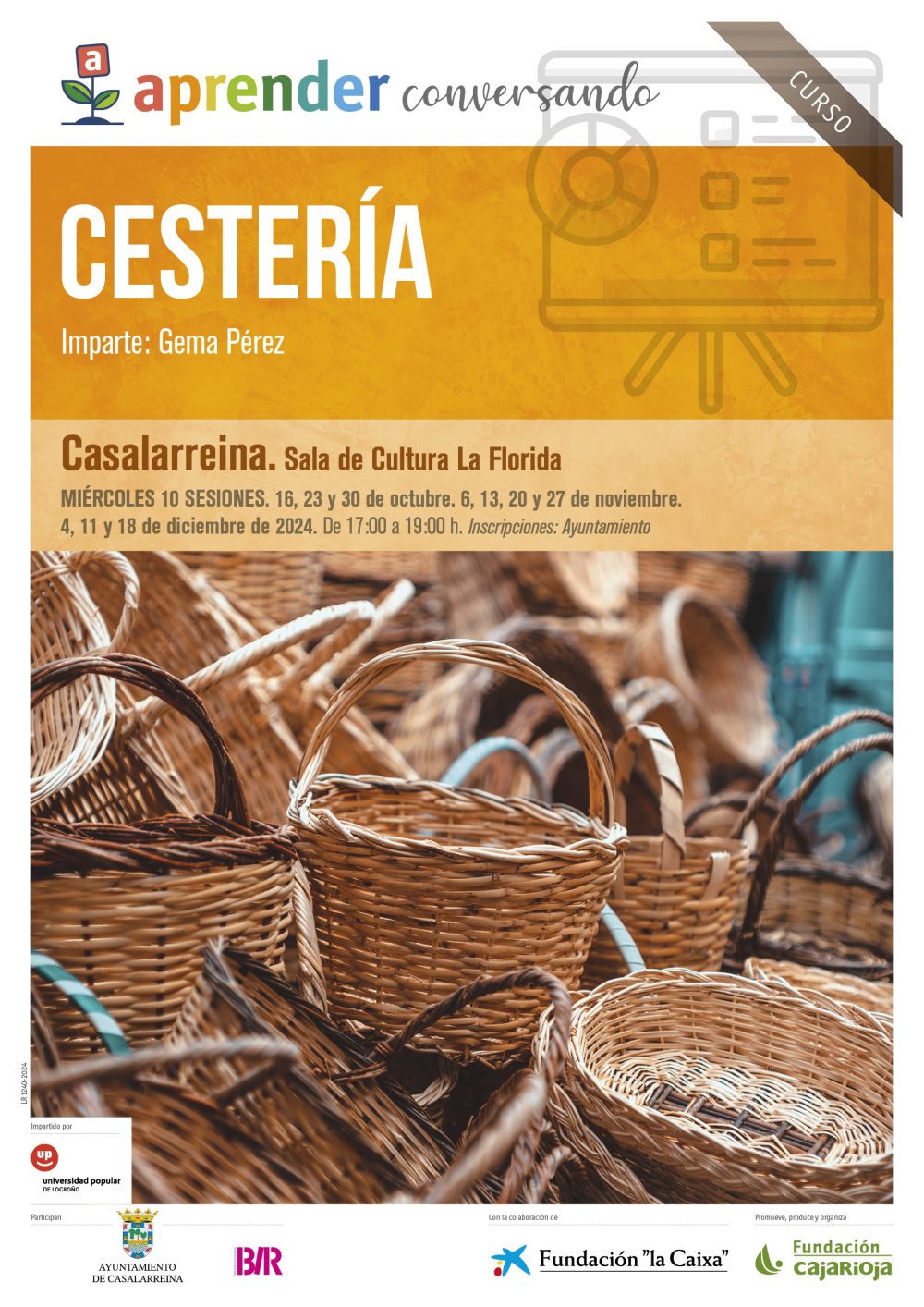 Lee más sobre el artículo Curso CESTERÍA
