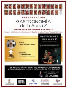 Lee más sobre el artículo Presentación lIBRO GASTRONOMÍA DE LA «A» A LA «Z»