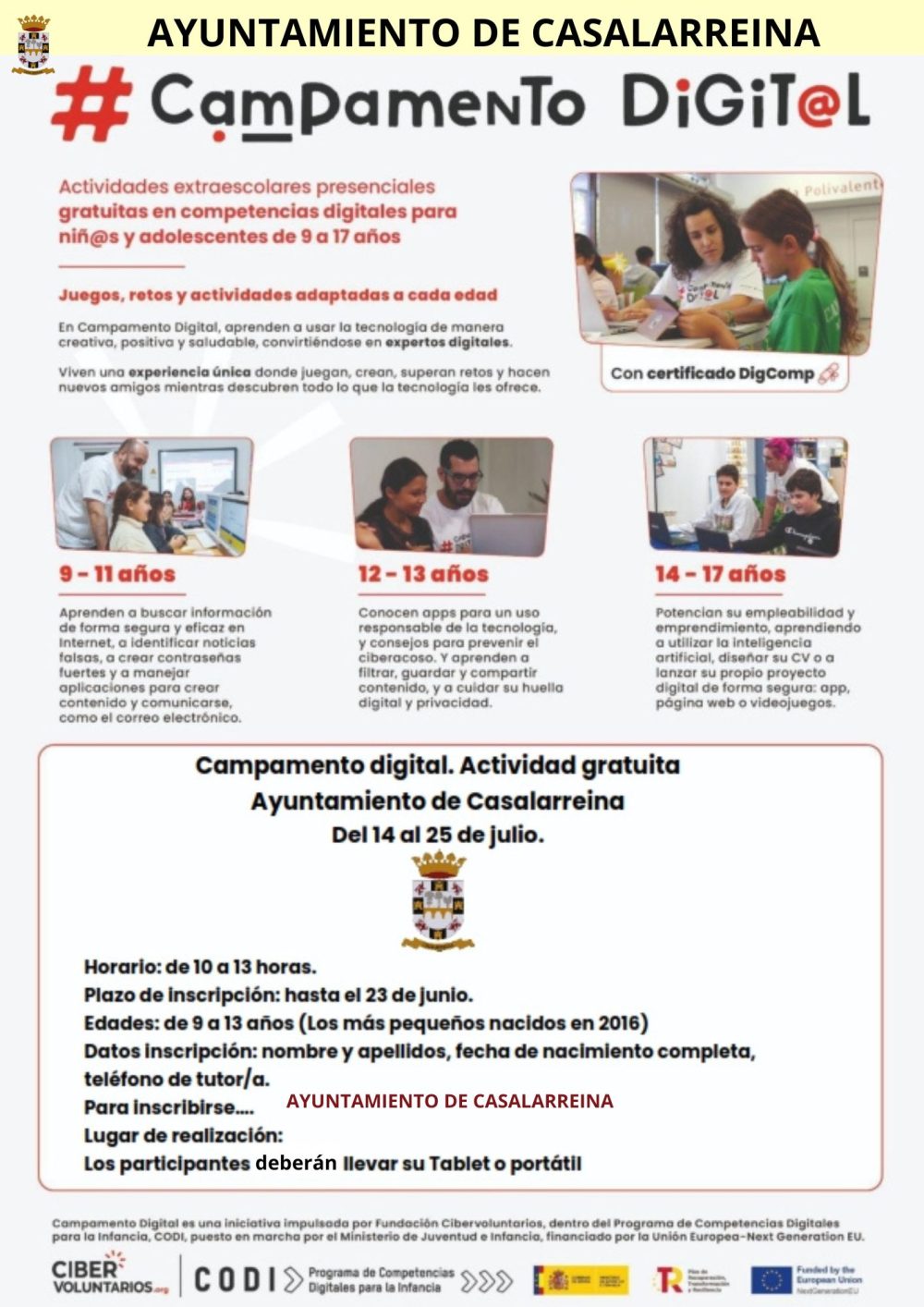 Lee más sobre el artículo CAMPAMENTO DIGITAL