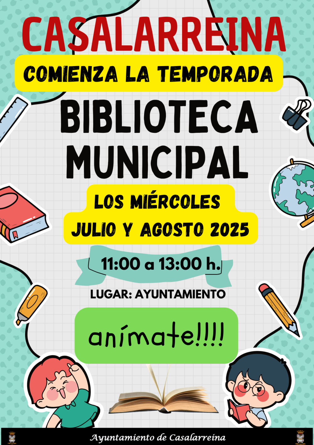 Lee más sobre el artículo BIBLIOTECA MUNICIPAL VERANO