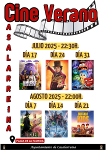 Lee más sobre el artículo CINE VERANO CASALARREINA 2025