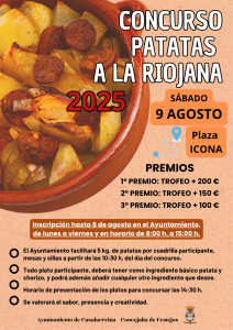 Lee más sobre el artículo CONCURSO PATATAS A LA RIOJANA 2025