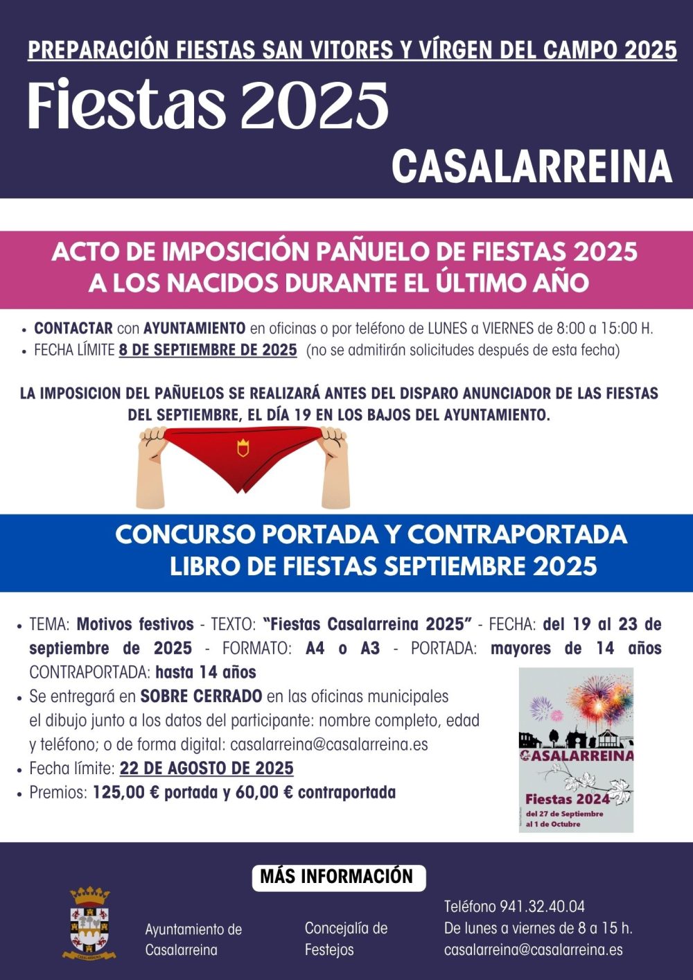 Lee más sobre el artículo IMPOSICIÓN PAÑUELO – PORTADAS PROGRANA FIESTAS 2025
