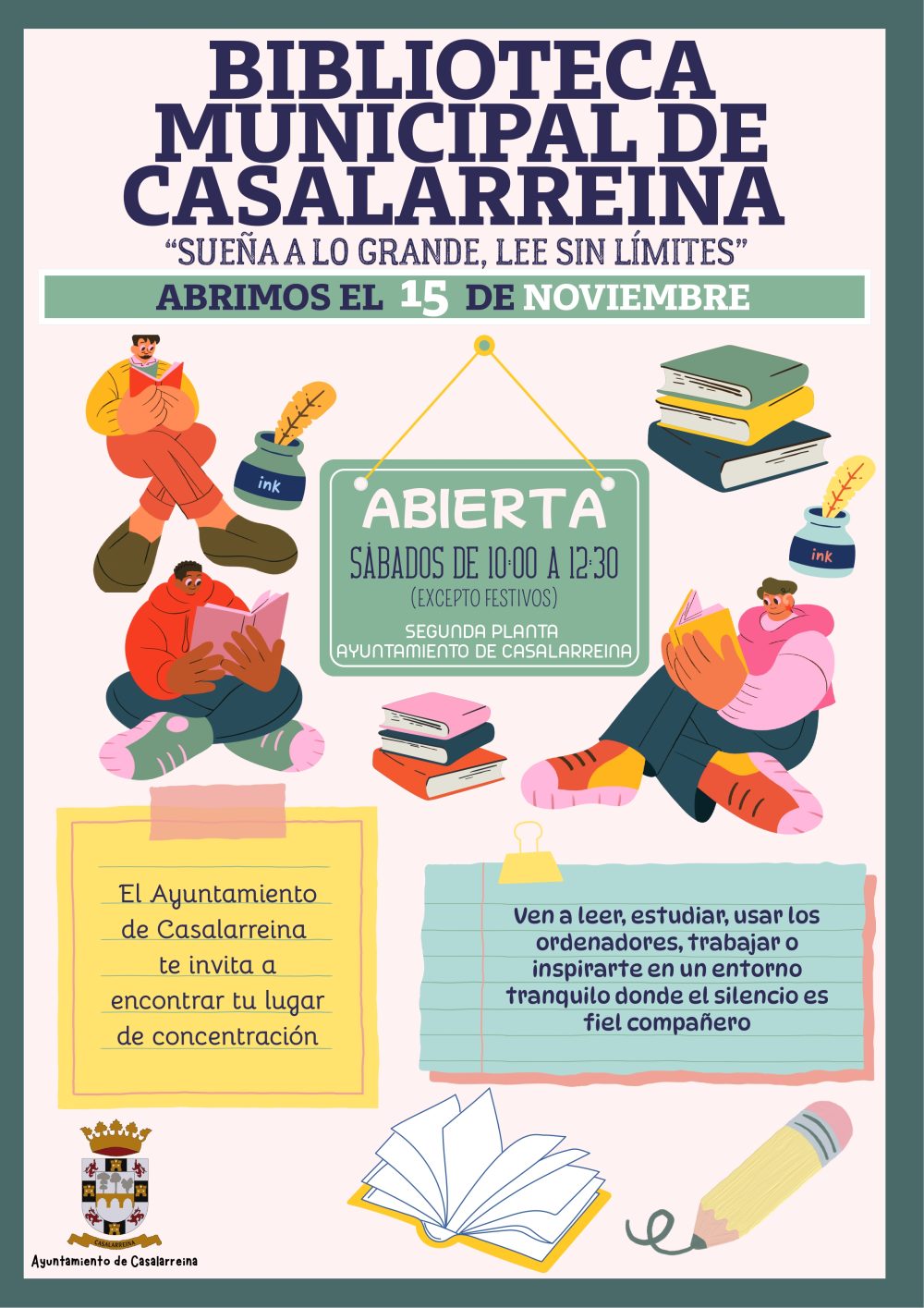 Lee más sobre el artículo BIBLIOTECA MUNICIPAL CASALARREINA