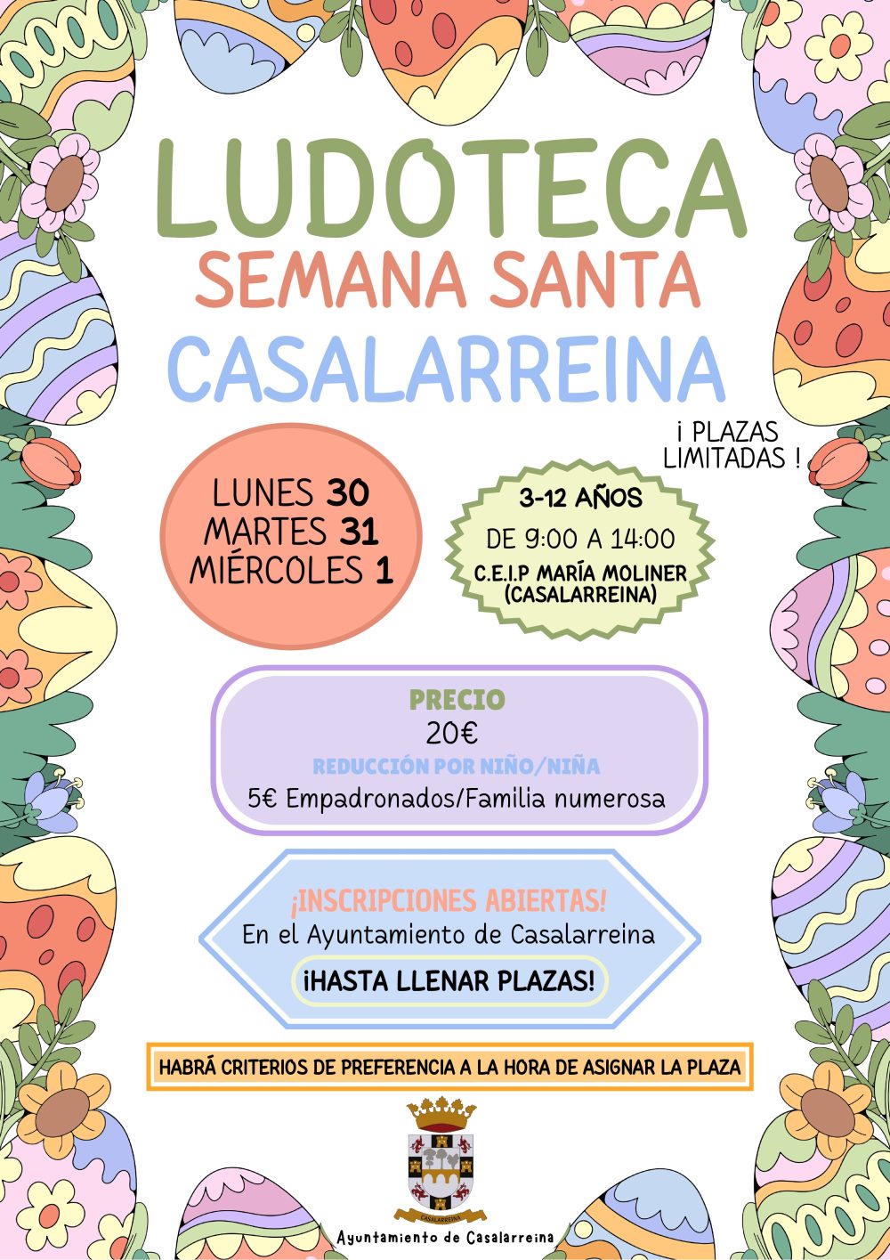 Lee más sobre el artículo LUDOTECA SEMANA SANTA 2026