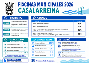 Lee más sobre el artículo PISCINAS MUNICIPALES 2026