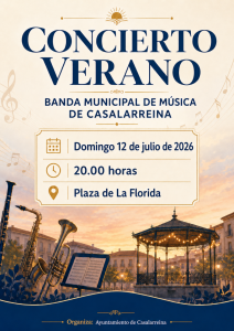 Lee más sobre el artículo CONCIERTO BANDA MUNICIPAL MUSICA