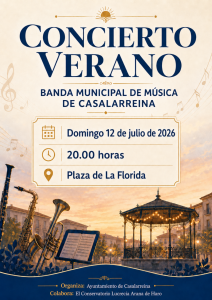 Lee más sobre el artículo CONCIERTO BANDA MUNICIPAL MUSICA
