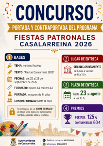 Lee más sobre el artículo CONCURSO PORTADAS PROGRAMA FIESTAS 2026