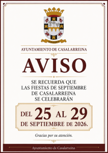 Lee más sobre el artículo FIESTAS SEPTIEMBRE 2026 (fechas)