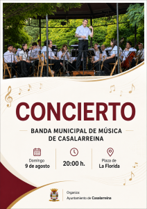 Lee más sobre el artículo CONCIERTO BANDA MUNICIPAL MÚSICA