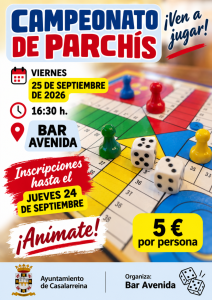 Lee más sobre el artículo CAMPEONATO PARCHIS