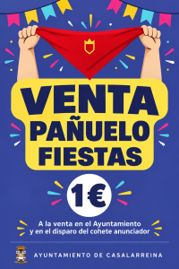 Lee más sobre el artículo VENTA PAÑUELO FIESTAS CASALARREINA