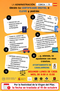 Lee más sobre el artículo LA ADMINISTRACIÓN CERCA DE TÍ-Lunes, 19 DE OCTUBRE
